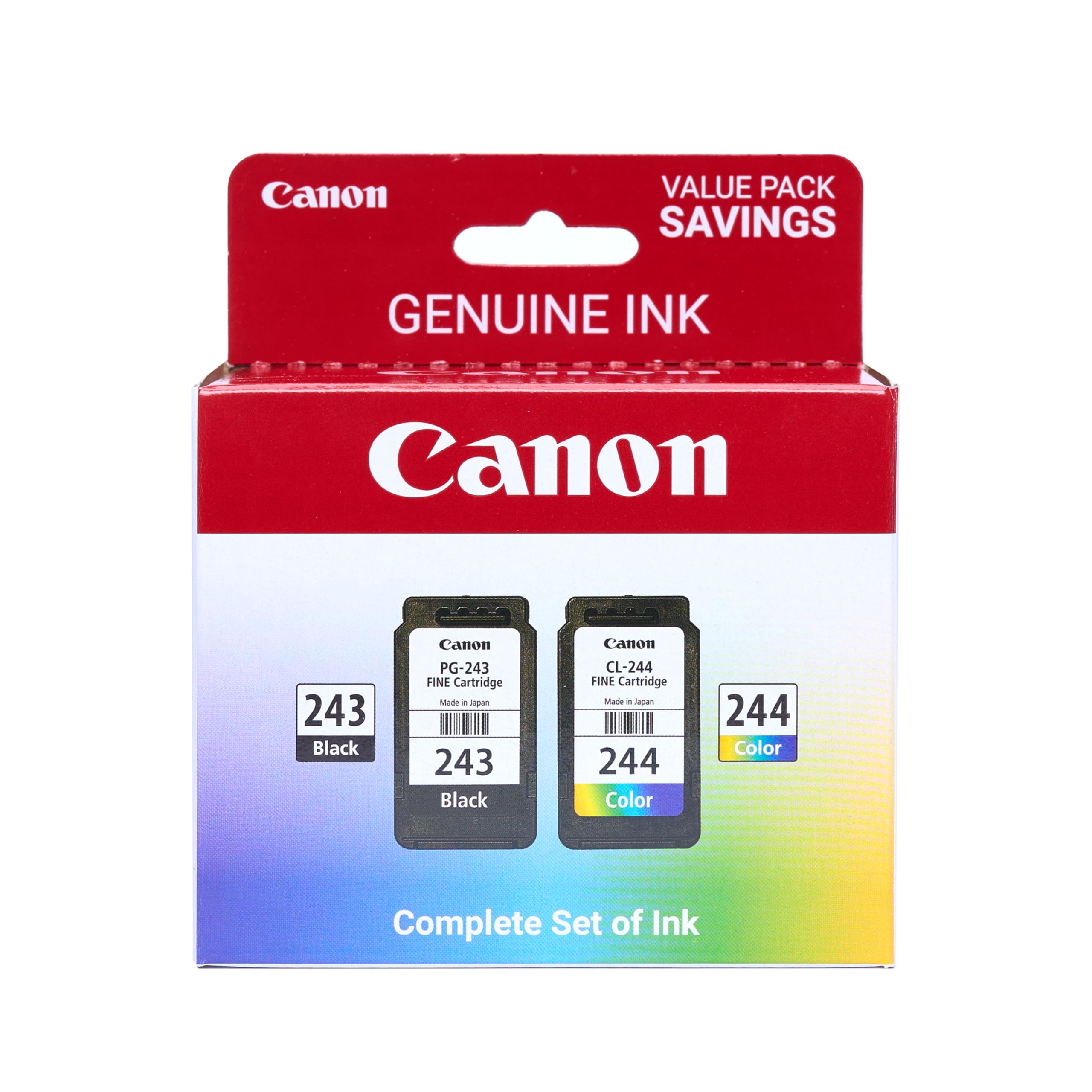 Canon PG-243 Black & CL-244 Colour Ink Cartridge Combo