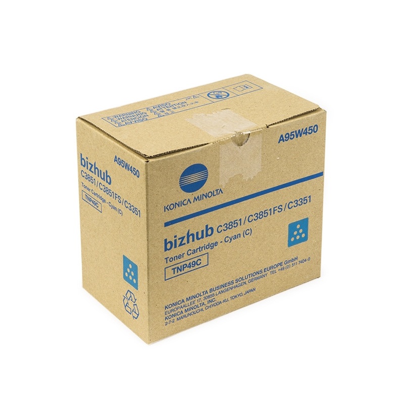 Konica Minolta TNP-49 Cyan Toner